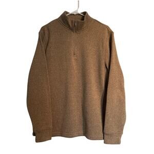 Old Navy Quarter Zip Pullover, Beige, Women’s Medium